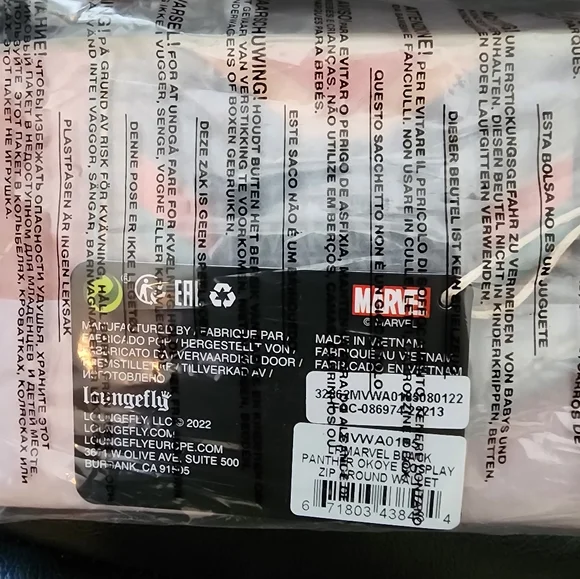 Marvel Black Panther Okoye cosplay zip wallet - Picture 7 of 7